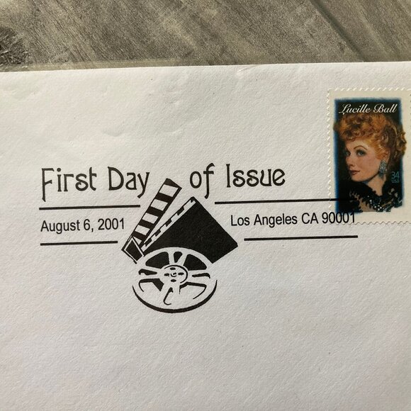 Commemorative Lucille Ball, Legends of Hollywood, Envelope w/ Color Photo/Stamp - Picture 3 of 4